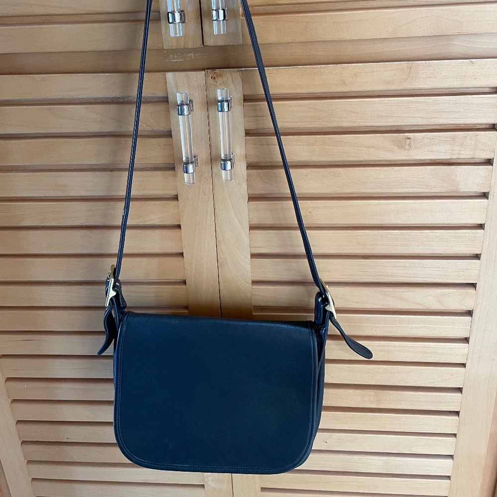 Like New Coach Patricia Legacy Black Leather Bag
